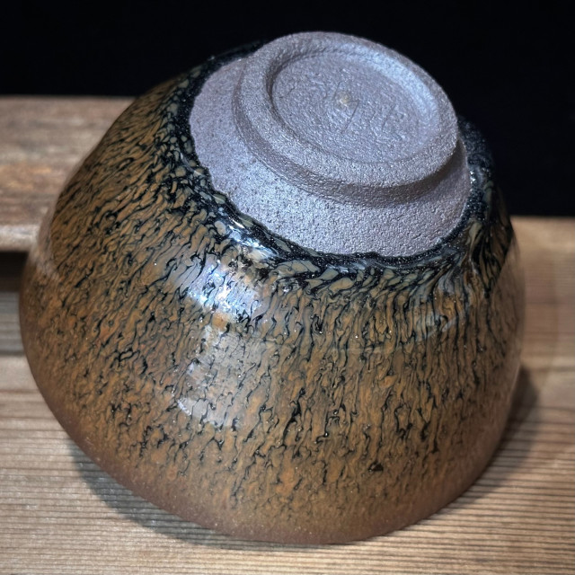 嚴柳忠｜樂盞堂｜110cc 金鷓鴣斑斂口盅杯 YLZ134