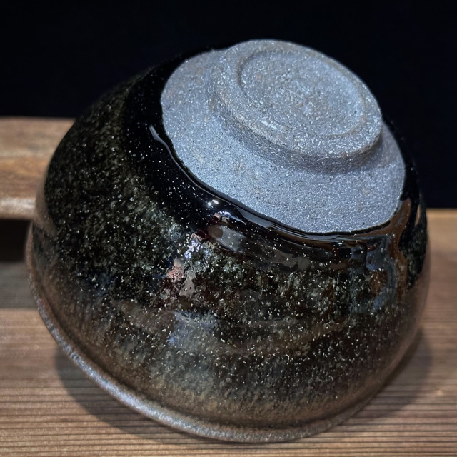 嚴柳忠｜樂盞堂｜150cc 江雪茶末斑將軍束口盞 YLZ143