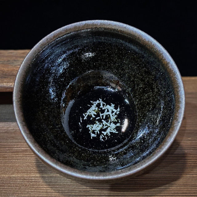 嚴柳忠｜樂盞堂｜150cc 江雪茶末斑將軍束口盞 YLZ143