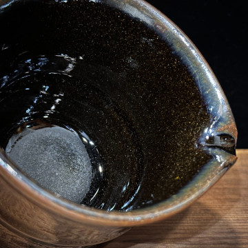 嚴柳忠｜樂盞堂｜220cc 茶葉末竹節茶海 公道杯 YLZ141
