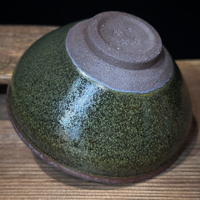 徐偉｜昔瑤龍窯｜90cc 茶末花束口盞 SW088