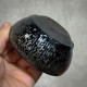 張建華｜南浦窯｜100cc 積碳位窯變藍 黑底銀斑斂口缽缽盞 ZJH020