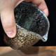 300cc 黑底銀斑公道杯 茶海｜手拉胚 高鐵胎 電窯