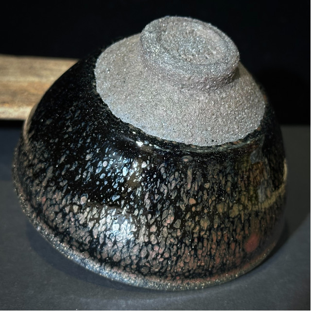 張建華｜南浦窯｜120cc 粉金鷓鴣斑束口盞 ZJH016