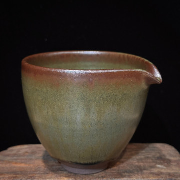 徐偉｜ 昔瑤龍窯 ｜220cc 茶葉末毫茶海 公道杯 SW086