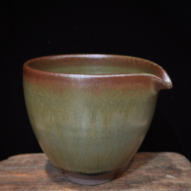 徐偉｜ 昔瑤龍窯 ｜220cc 茶葉末毫茶海 公道杯 SW086