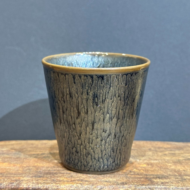 建盞百花｜55cc 全包釉小直筒盞 手拉胚