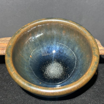 嚴柳忠｜樂盞堂｜青藍毫唇口盞 YLZ040 (客製訂單)