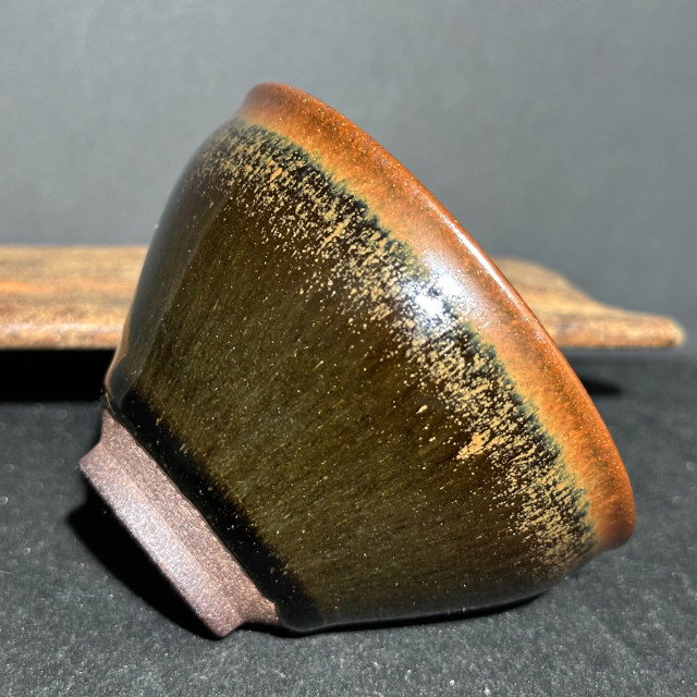 徐偉｜昔瑤龍窯｜茶末毫束口盞 SW024-A