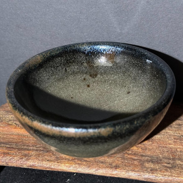 周文波｜福煜堂｜55cc 灰貝斗笠盞 ZWB009-A