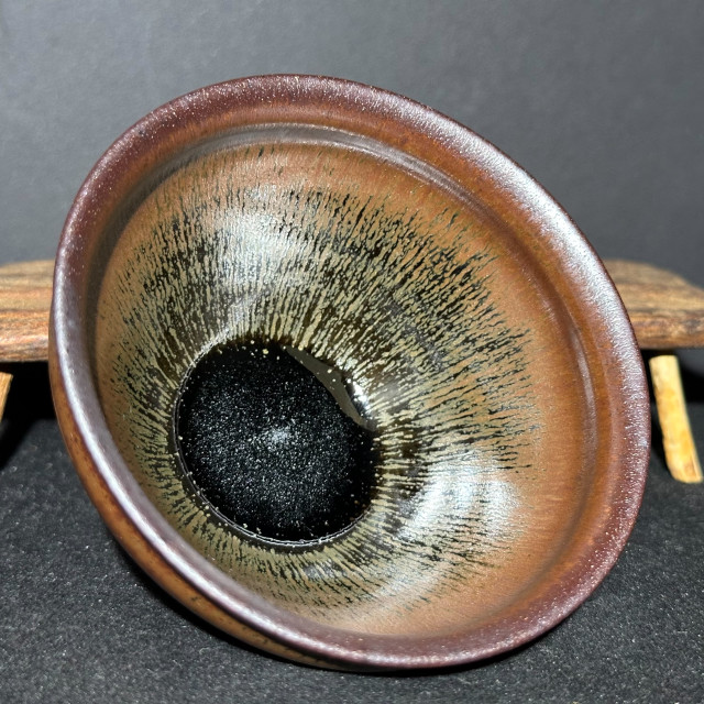 張震濤｜挹陶齋｜茶末毫束口盞 ZZT002