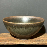 徐偉｜昔瑤龍窯｜灰貝茶末毫斗笠盞 SW038