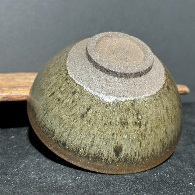 徐偉｜昔瑤龍窯｜灰貝茶末毫斗笠盞 SW038