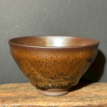 嚴柳忠｜樂盞堂｜金兔毫束口盞 YLZ065