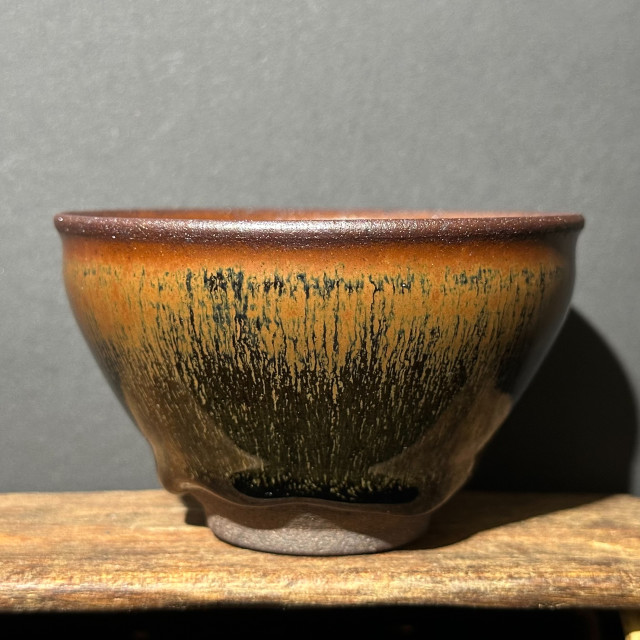 徐偉｜昔瑤龍窯｜茶末毫束口盞 SW043