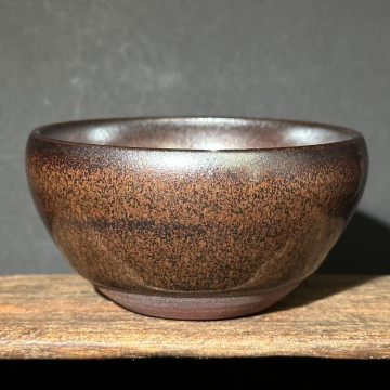 許杰｜許種子｜鐵鏽毫缽缽盞 SJ009
