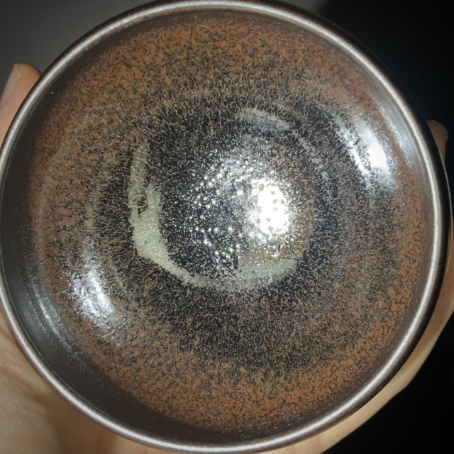 許杰｜許種子｜鐵鏽毫缽缽盞 SJ009