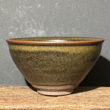 嚴柳忠｜樂盞堂｜茶末貝束口盞 YLZ092