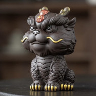 【精選茶配件】招財貔貅茶寵(紫泥)