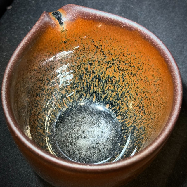 嚴柳忠｜樂盞堂｜220cc 金兔毫龍窯公道杯 茶海 YLZ096