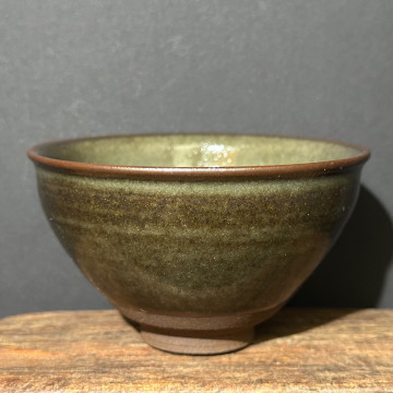 葉福生｜江南一葉盞｜茶末貝束口盞 YFS029