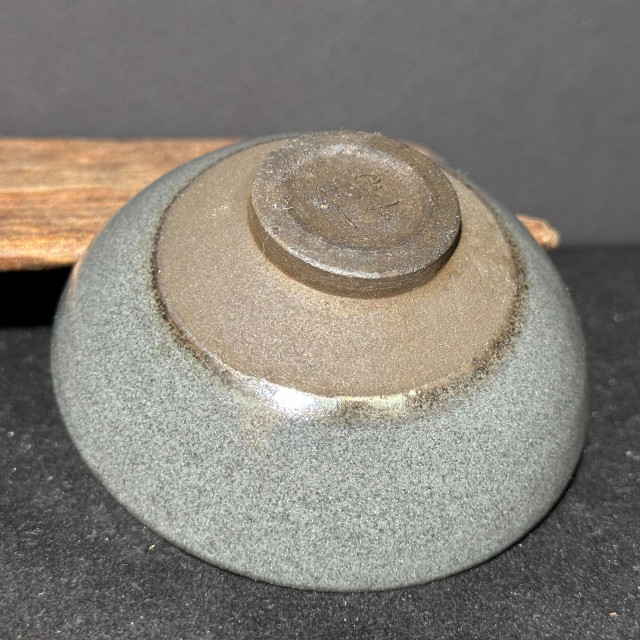 葉福生｜江南一葉盞｜灰貝斂口斗笠盞 YFS031