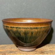 徐偉｜昔瑤龍窯｜玉化青兔毫束口盞 SW056