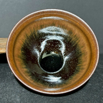 徐偉｜昔瑤龍窯｜玉化青兔毫束口盞 SW056