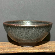 徐偉｜昔瑤龍窯｜灰貝芝麻滴斂口盞 SW059