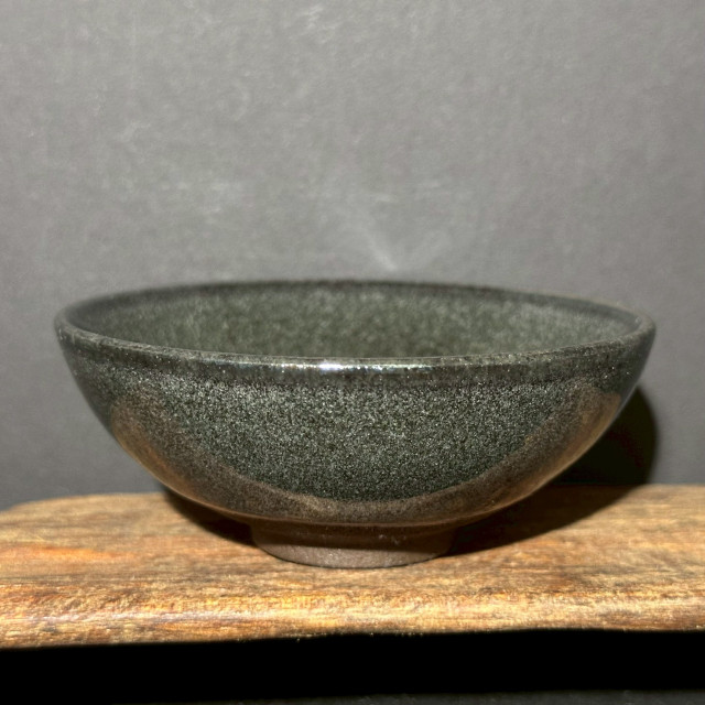 葉福生｜江南一葉盞｜灰貝斂口盞 YFS036