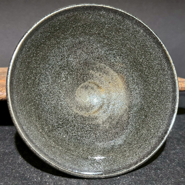 葉福生｜江南一葉盞｜灰貝斂口盞 YFS036