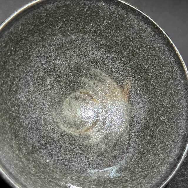 葉福生｜江南一葉盞｜灰貝斂口盞 YFS036