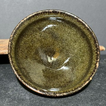 周文波｜福煜堂｜冰裂茶葉末束口盞 ZWB020