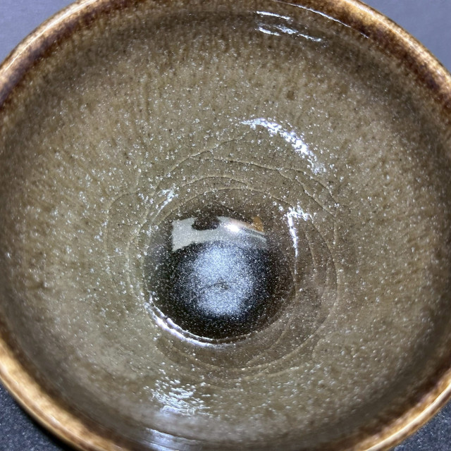 周文波｜福煜堂｜冰裂茶葉末束口盞 ZWB022