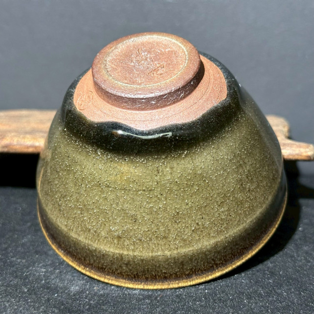 周文波｜福煜堂｜冰裂茶葉末束口盞 ZWB022