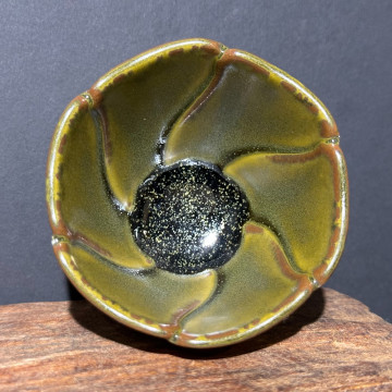 建盞茶葉末｜70cc鬱金香盞