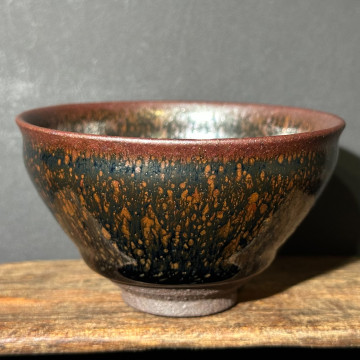 徐偉｜昔瑤龍窯｜金縷鷓鴣斑束口盞 SW060