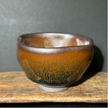 潘勇靜｜金兔毫花型手捏盞 PUG019｜樂盞堂