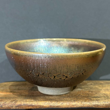 紫金油滴｜90cc 斗笠斂口盞