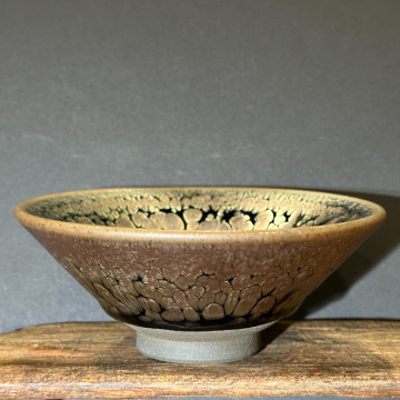 紫金油滴｜60cc 敞口盞