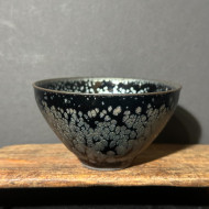 建盞藍油滴｜70cc 全包釉束口盞 薄胎手拉胚