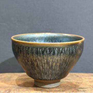 建盞百花｜60cc 小束口盞 手拉胚