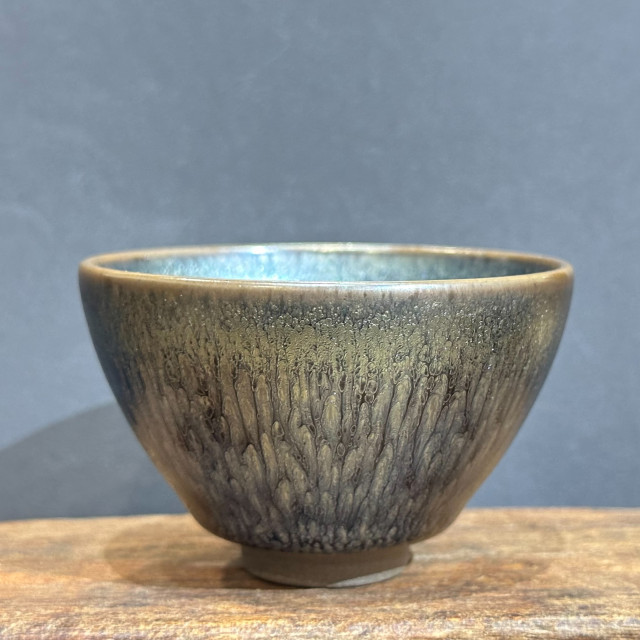 建盞百花｜60cc 小斂口盞 手拉胚