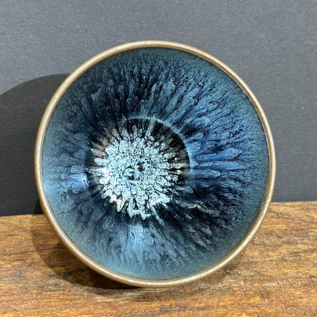 建盞百花｜60cc 小斂口盞 手拉胚