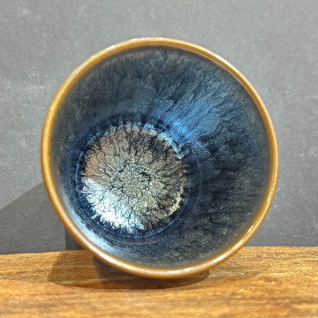 建盞百花｜55cc 全包釉小直筒盞 手拉胚