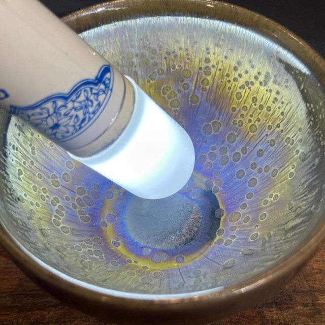 建盞仿曜｜130cc 金曜束口盞 手拉胚 二八胎