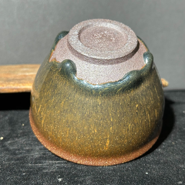 徐偉｜昔瑤龍窯｜130cc 銀兔毫束口將軍盞 SW064