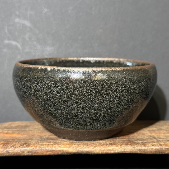 張震濤｜挹陶齋｜鈣化茶末貝斂口缽缽盞 ZZT016