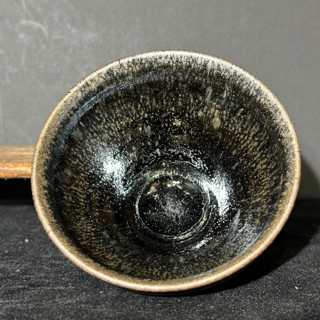 張震濤｜挹陶齋｜銀鷓鴣斑束口盞 ZZT022