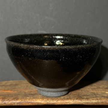 張建華｜南浦窯｜150cc 積碳位 烏金束口盞 ZJH004
